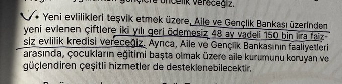 Evleneceklere 48 ay vadeli 150 bin lira faizsiz evlilik kredisi verilecek!