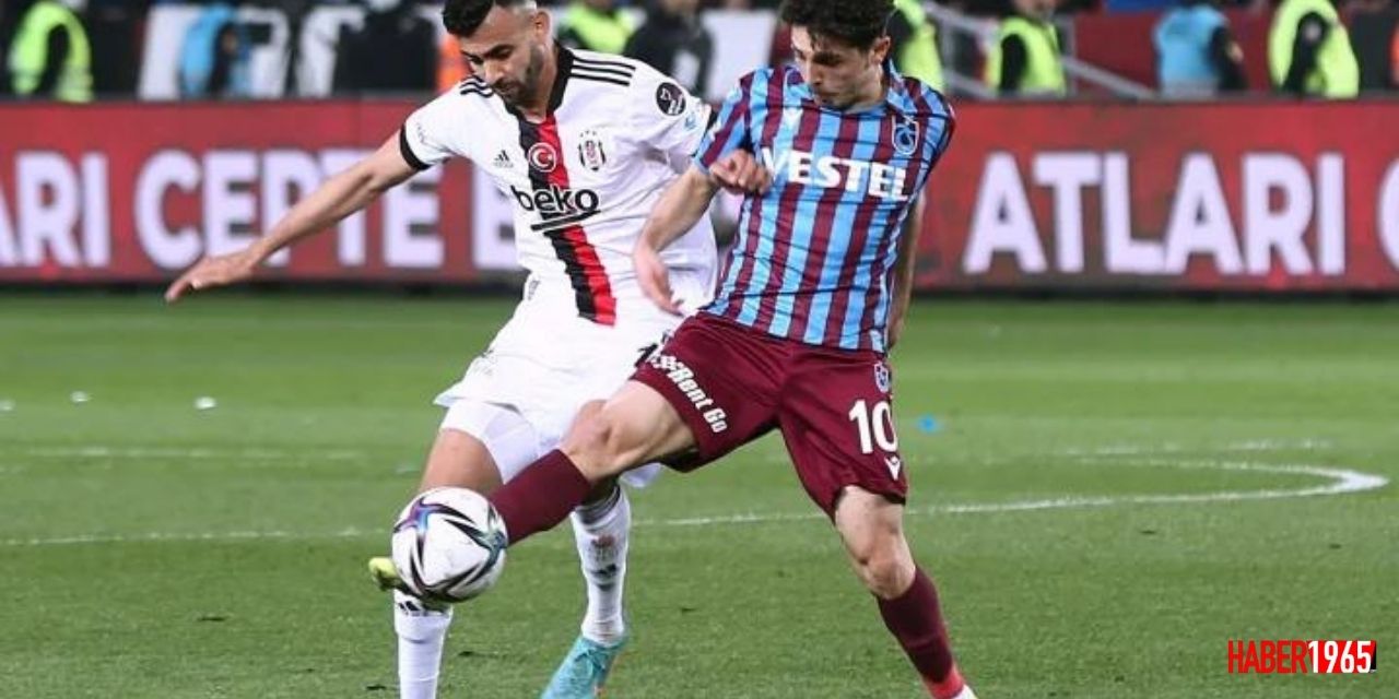 Trabzonspor Beşiktaş maçı ilk 11'ler belli oldu