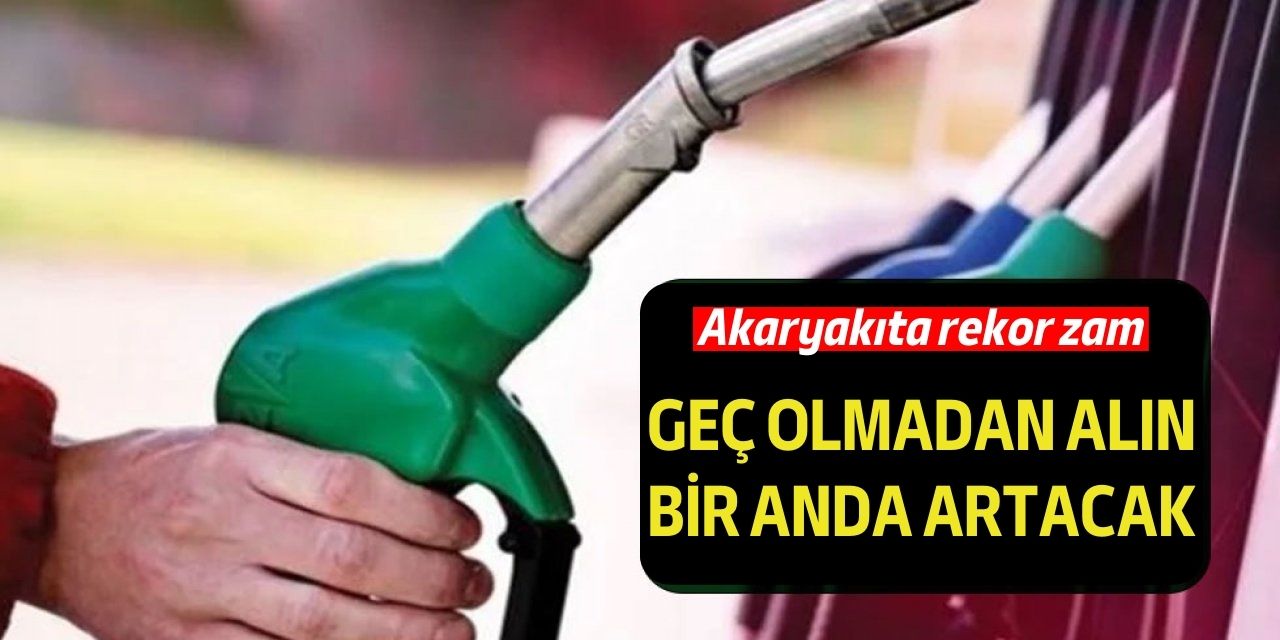 Akaryakıtta kötü haber geldi! Pazartesi, Salı, Çarşamba geç olmadan alın bir anda artacak