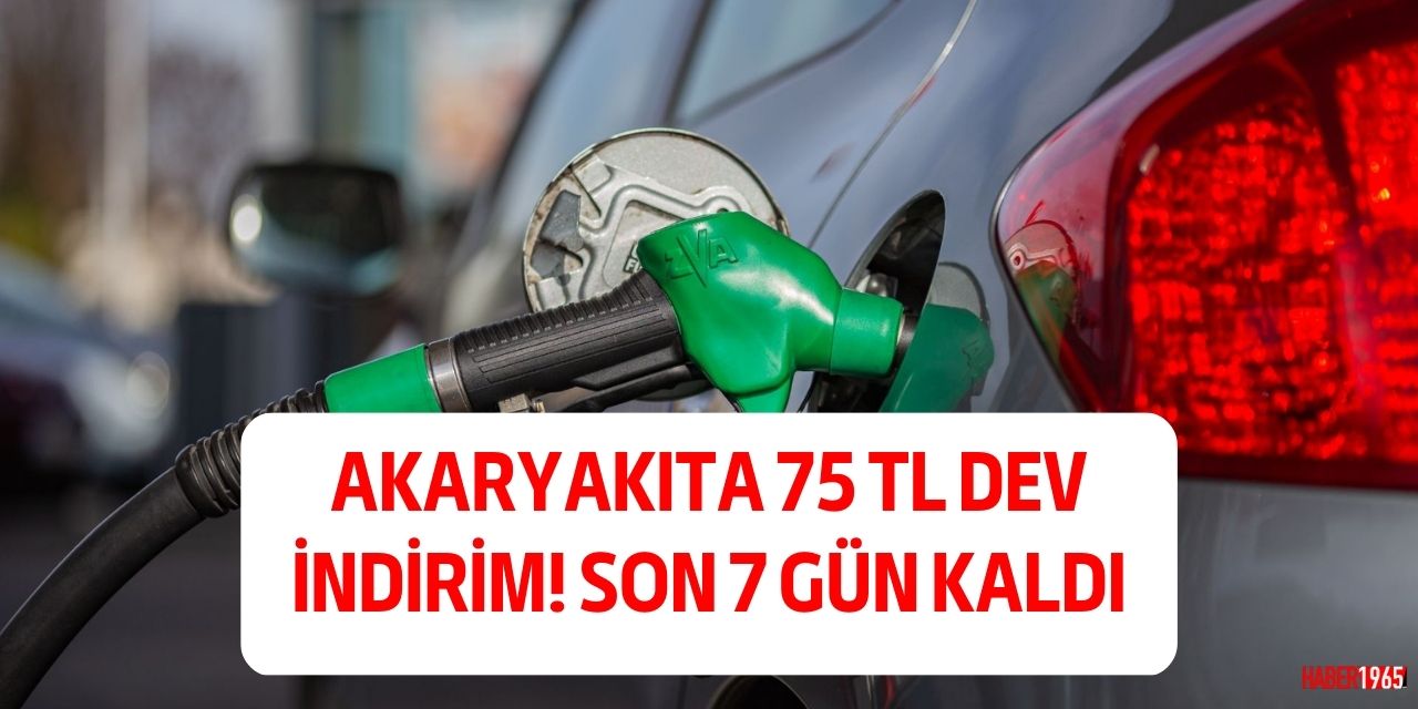 Aracı benzin, motorin ve LPG ile çalışanlar dikkat! Akaryakıta 75 TL'lik dev indirim geldi