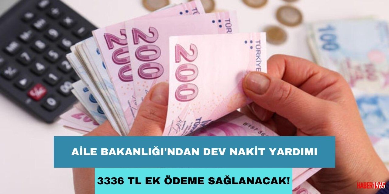 Aile Bakanlığı'ndan dev nakit yardımı! İşe başlayan kişilere 3336 TL ek ücret hesaplarına yatırılacak