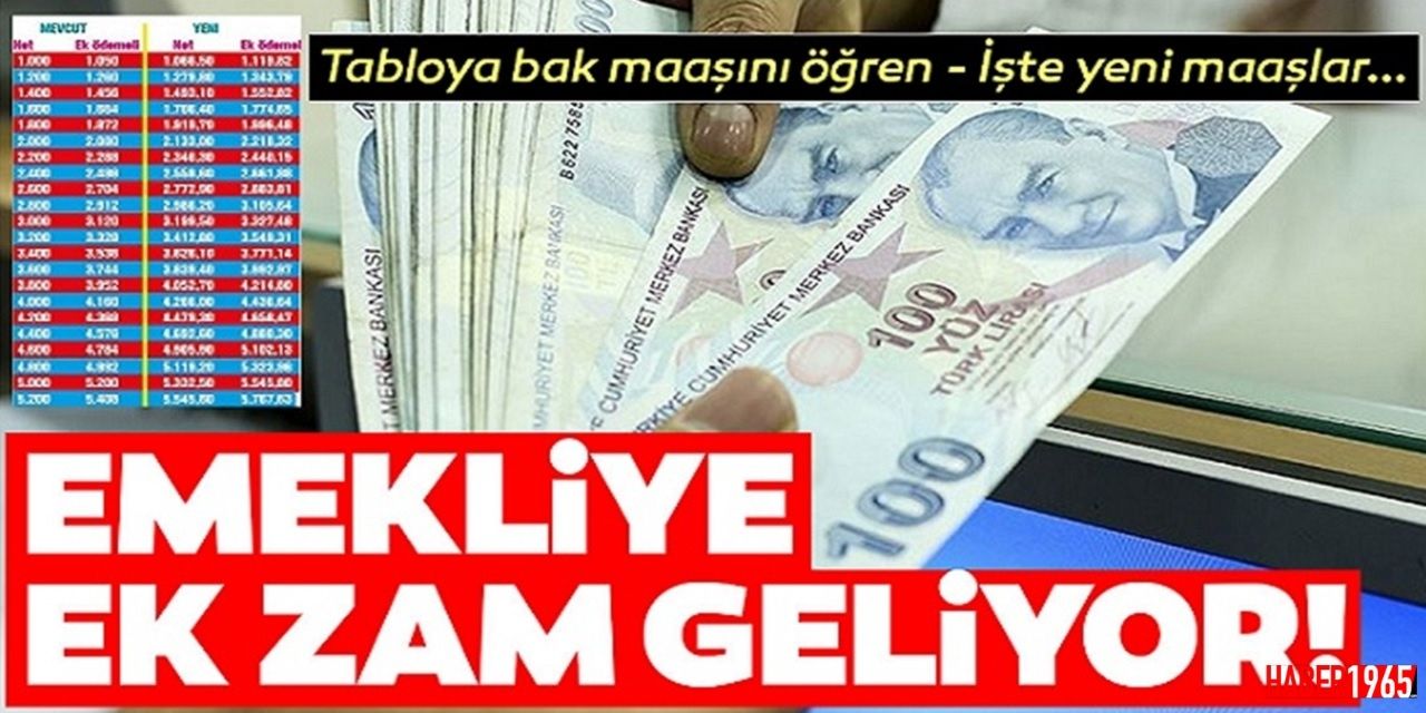 Türkiye Emekliler Federasyonu açıkladı! Emekliye ek zam geliyor