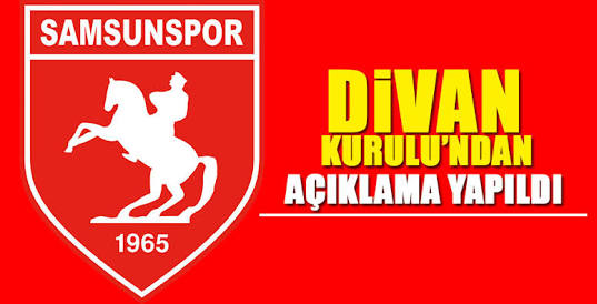 SAMSUNSPOR'DAN SON DAKİKA AÇIKLAMASI