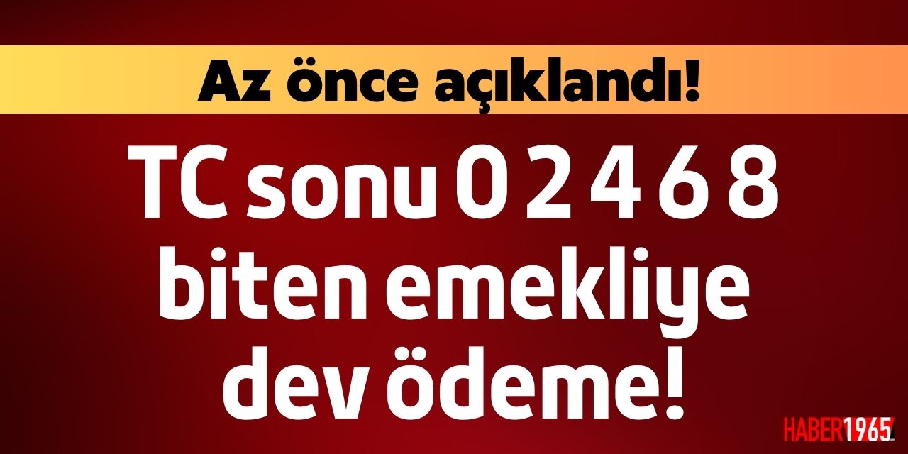 15 banka biraz önce tek tek açıkladı! Kimlik numarası sonu çift biten emeklilere dev ödeme geldi