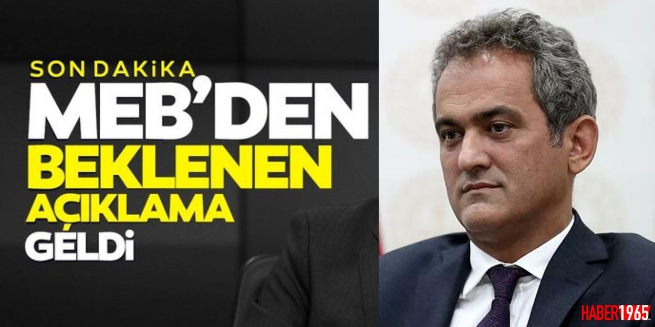 MEB'den yeni karar az önce açıklandı! Veliler ve öğrenciler o uygulama bu yıl geçerli olacak