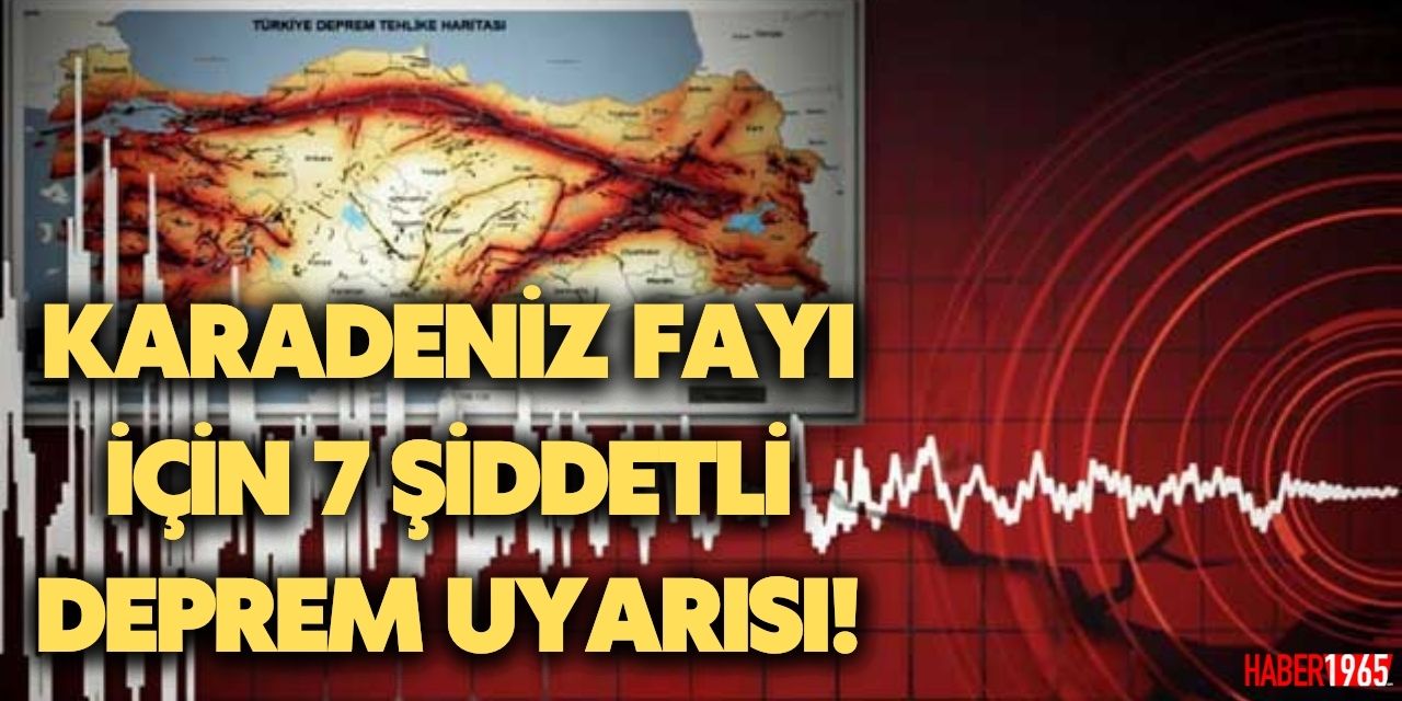 Karadeniz fayı ile ilgili korkutan açıklama! Samsun, Ordu, Giresun, Trabzon, Rize, Artvin dikkat 7 büyüklüğünde deprem