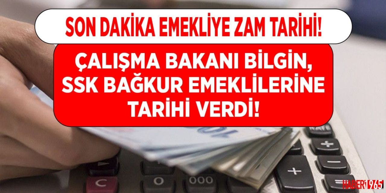 SSK Bağkur emeklileri dikkat! Az önce bakan intibak ve emekli zam tarihini açıkladı