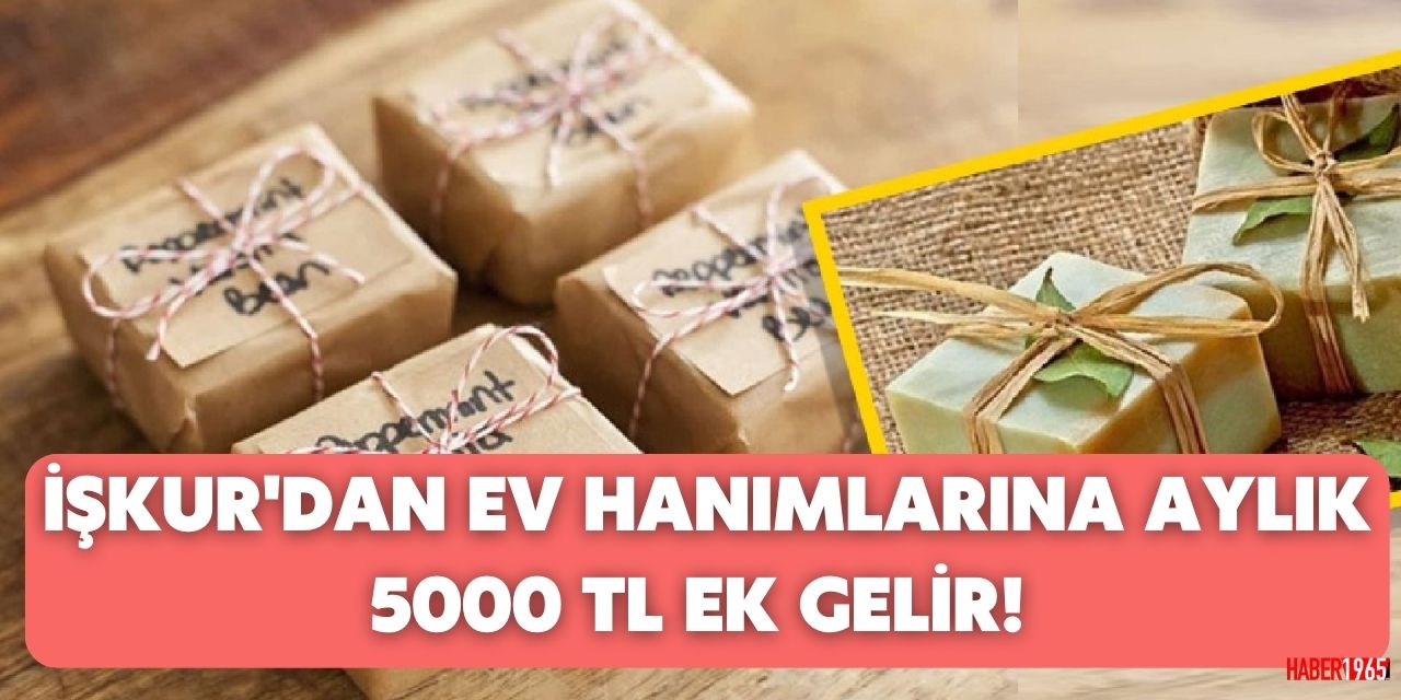 Kendi gelirini kazanmak isteyen ev hanımlarına müjde! İŞKUR'dan 5000 TL ev geliri desteği veriliyor