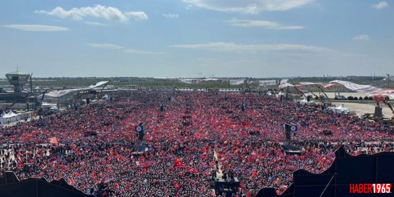 7 Mayıs AK Parti Erdoğan İstanbul mitingi kaç kişi katıldı?