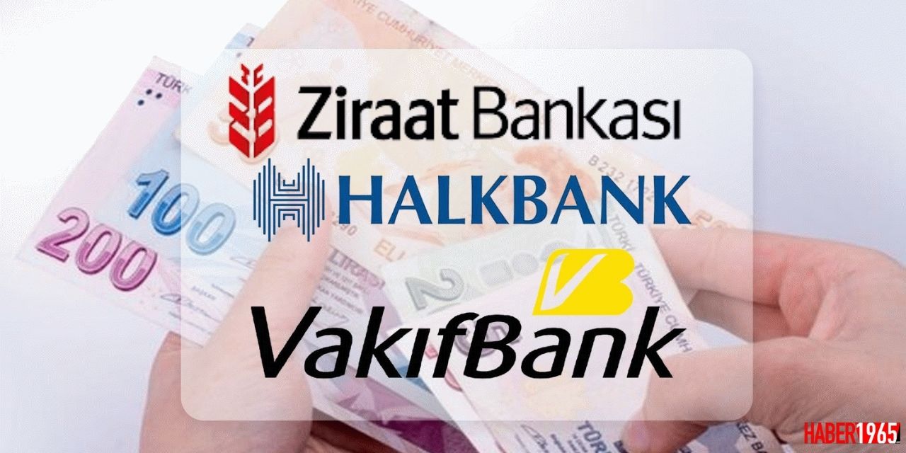 Halkbank Vakıfbank ve Ziraat Bankası az önce hesaplara 2.000 TL yatırdı