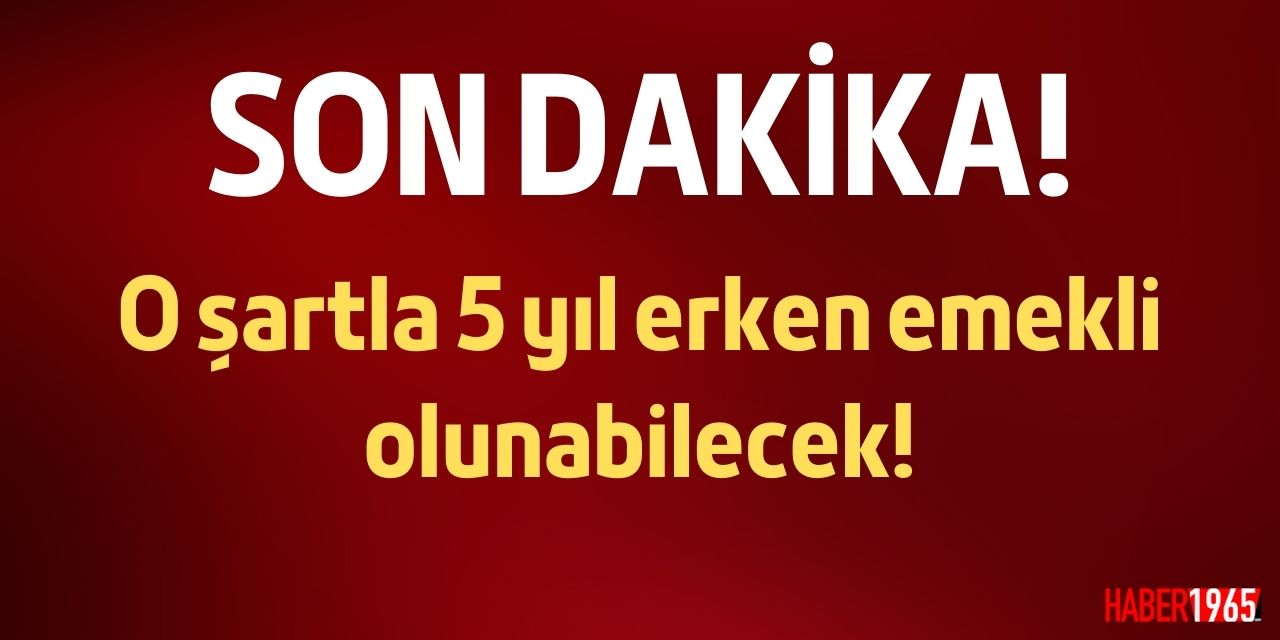 O kişiler için 5 yıl erken emekliliğin kapıları açıldı! Cumhurbaşkanı talimatı verdi prim günlerinde değişiklik