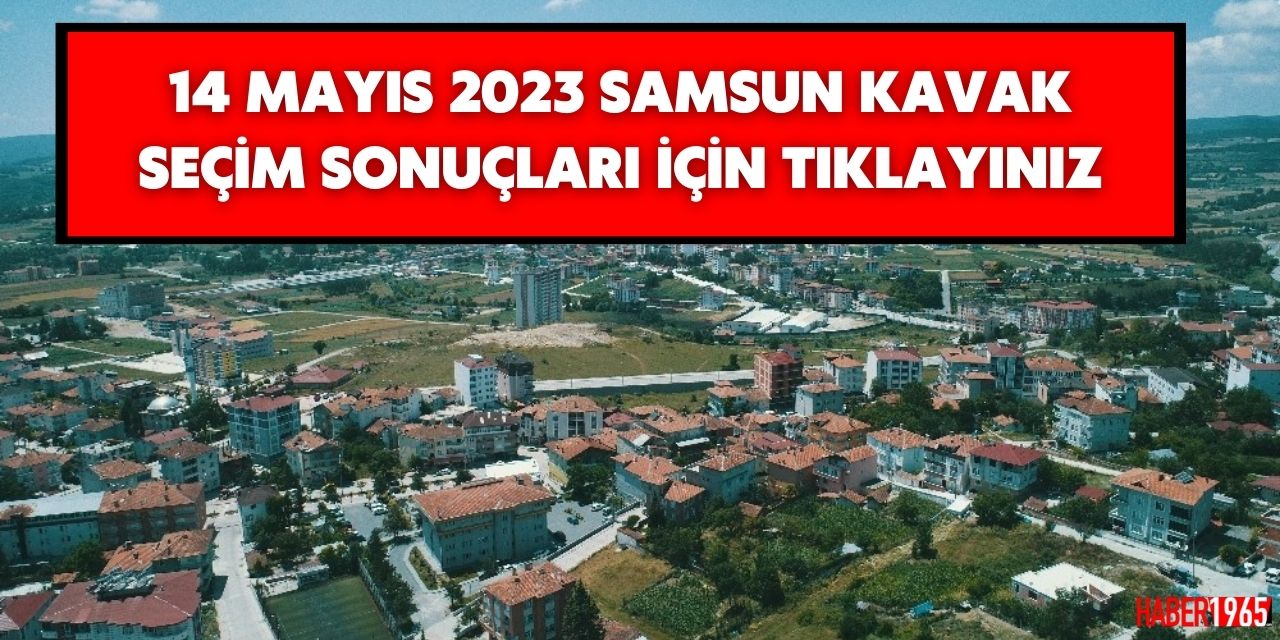 14 Mayıs 2023 Samsun Kavak seçim sonuçları