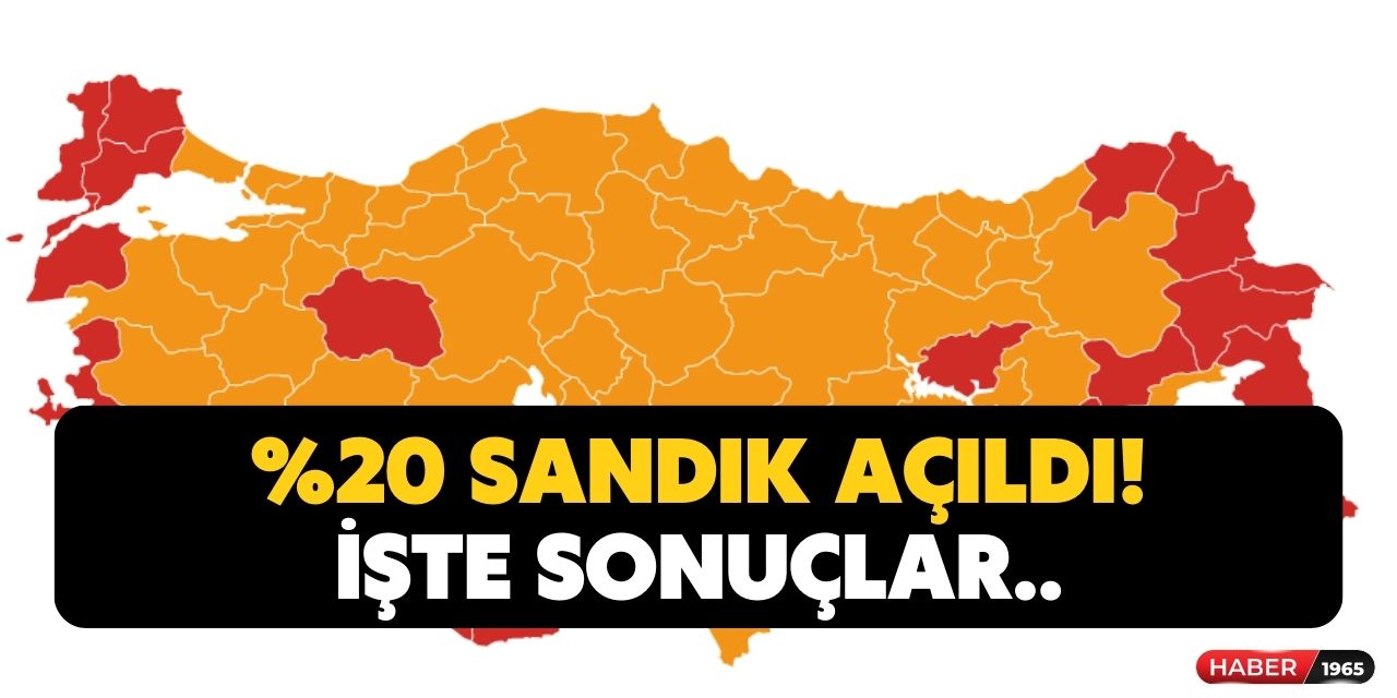 Sandıkların yüzde 20'si açıldı! İşte 14 Mayıs 2023 Cumhurbaşkanlığı seçiminde son durum