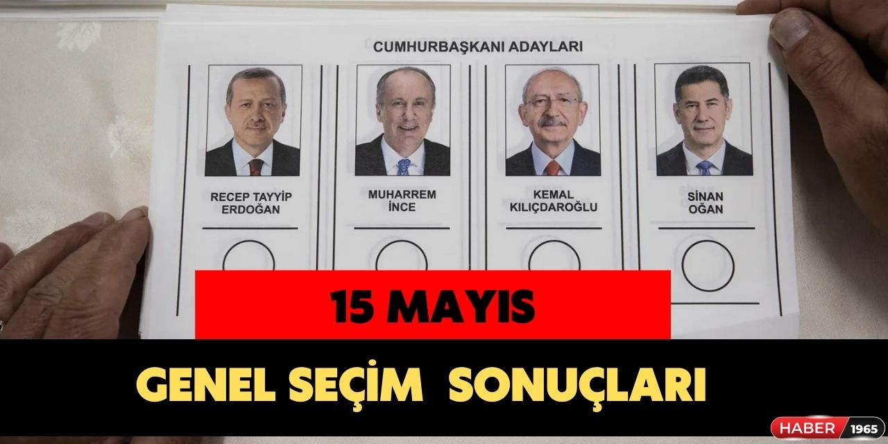 2023 Türkiye geneli seçim sonuçları ve son durum