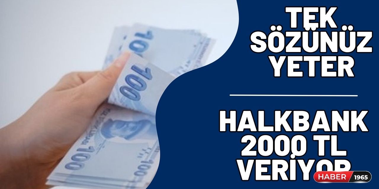 Halkbank kart sahipleri için açıklandı! Hesaplara 2000 TL yatırıldı