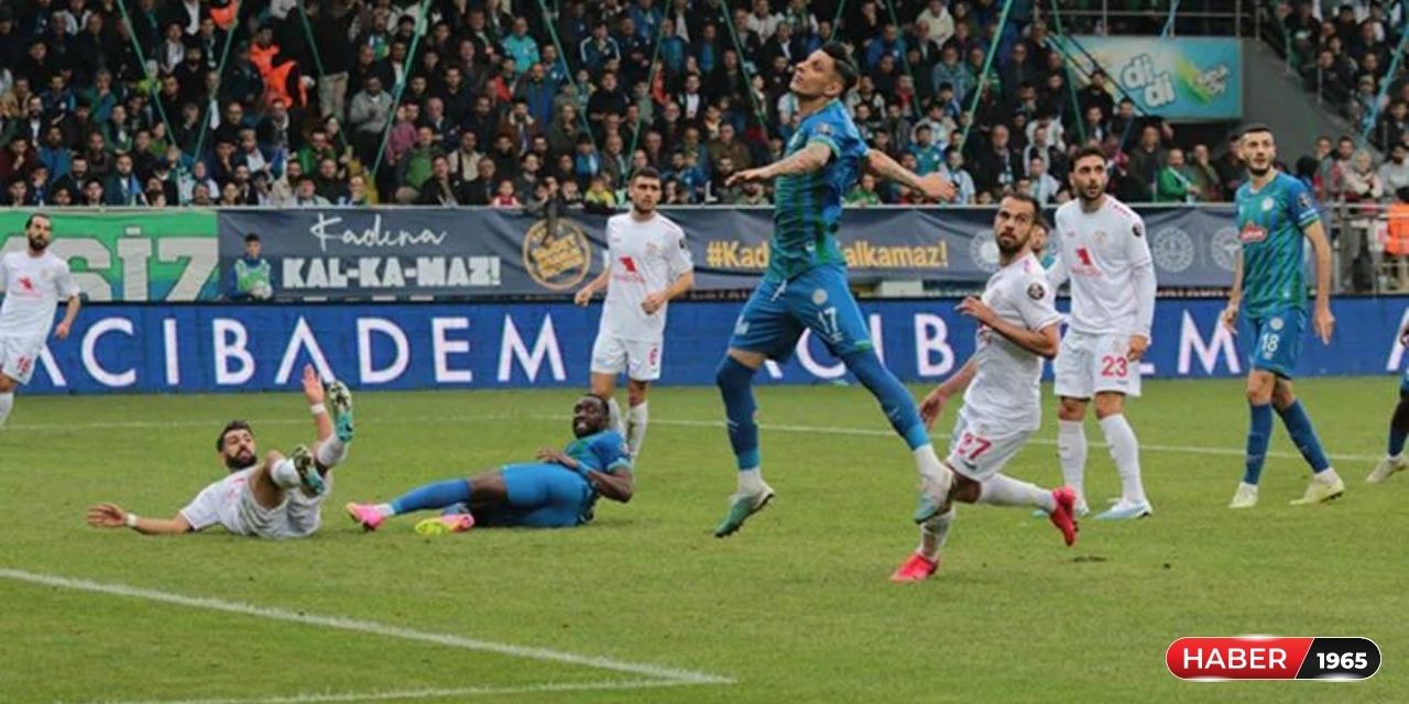 Çaykur Rizespor 1 yıl aradan sonra tekrar Süper Lig'de
