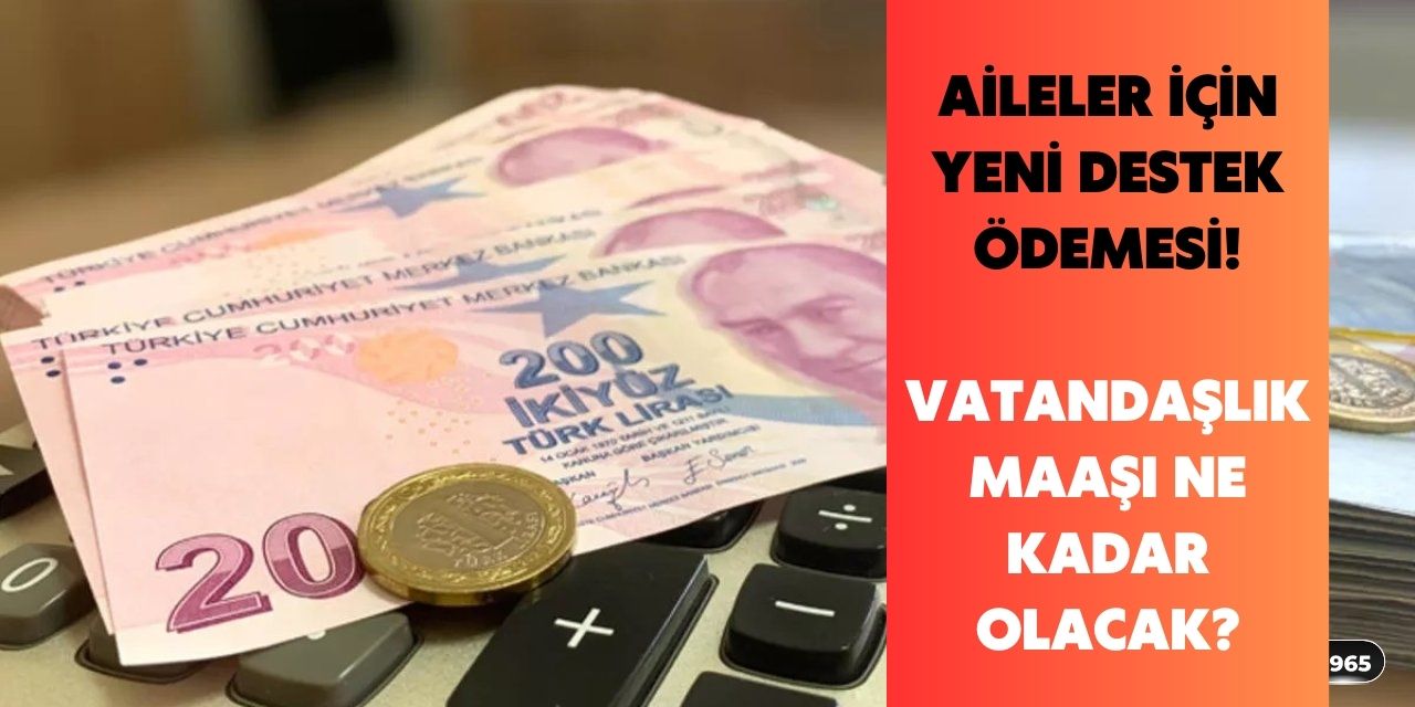 Mayıs ayında müjde bakanlıktan geldi! Vatandaşlık maaşı ne kadar verilecek başvurular başlıyor