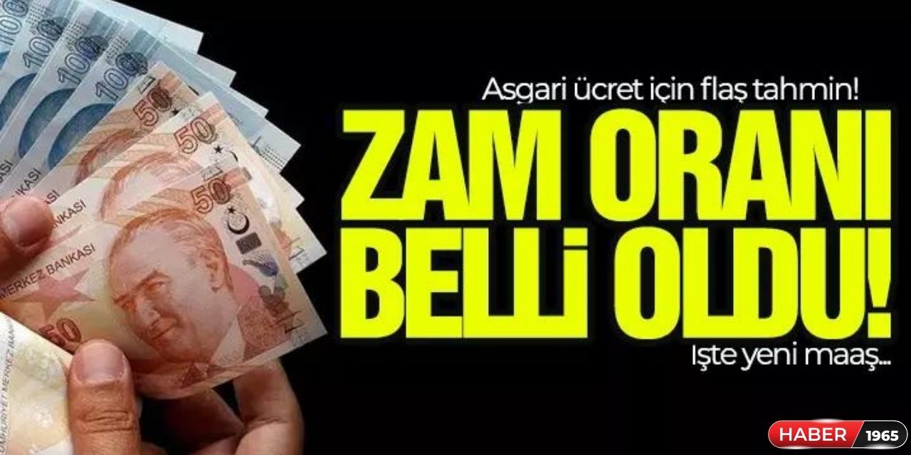 Asgari ücret hesaplaması ortaya çıktı! 1 Temmuz'da yeni maaşlar belli oldu