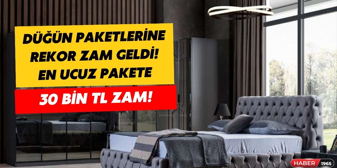 Düğün paketlerine rekor zam geldi! En ucuz pakete 30 bin TL birden zam işte yeni fiyatlar