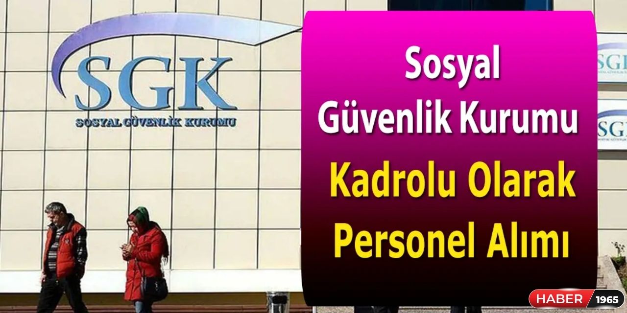 Canlı yayında detaylar açıklandı! SGK'ya dev personel alımı yapılacak işte şartlar başvuru ekranı