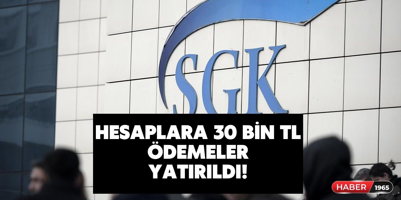 SGK canlı yayında açıkladı! 30 bin TL para yardımı Ziraat, Vakıfbank, Halkbank ve PTT'den yattı