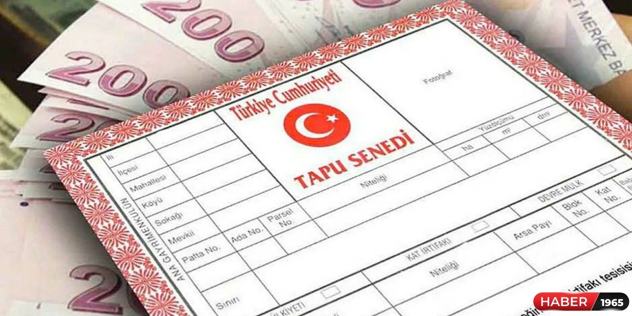 Tapu sahipleri için flaş açıklama geldi! Son 2 gün kaldı 6076 TL ödeme yapılması gerek