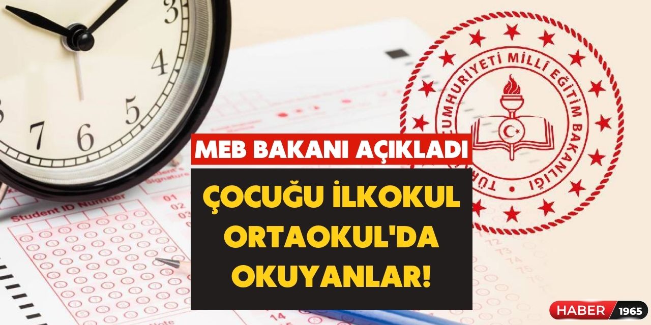 Çocuğu ilkokul ve ortaokulda okuyanlar dikkat! MEB açıkladı 100 bin öğrenciye 1060 TL ödeme