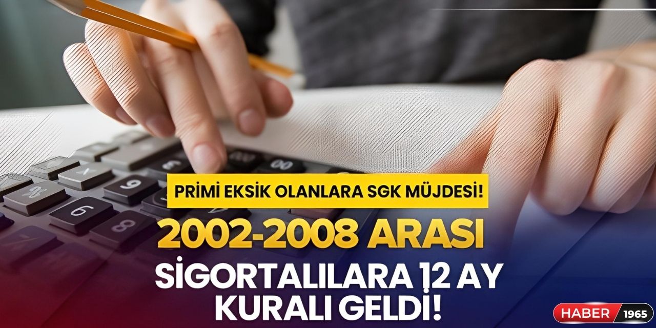 EYT'de 2000 2008 arası SGK'lıya 1 yıl kuralı! O kişiler şartsız koşulsuz listeye girecek