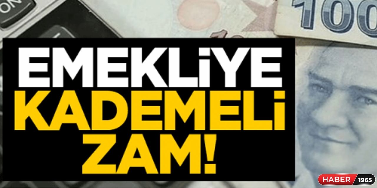 Emeklilere kademeli zam açıklandı! Tablo geldi işte 5000 7500 8200 9000 10000 TL maaş alanlar ne kadar zam alacak