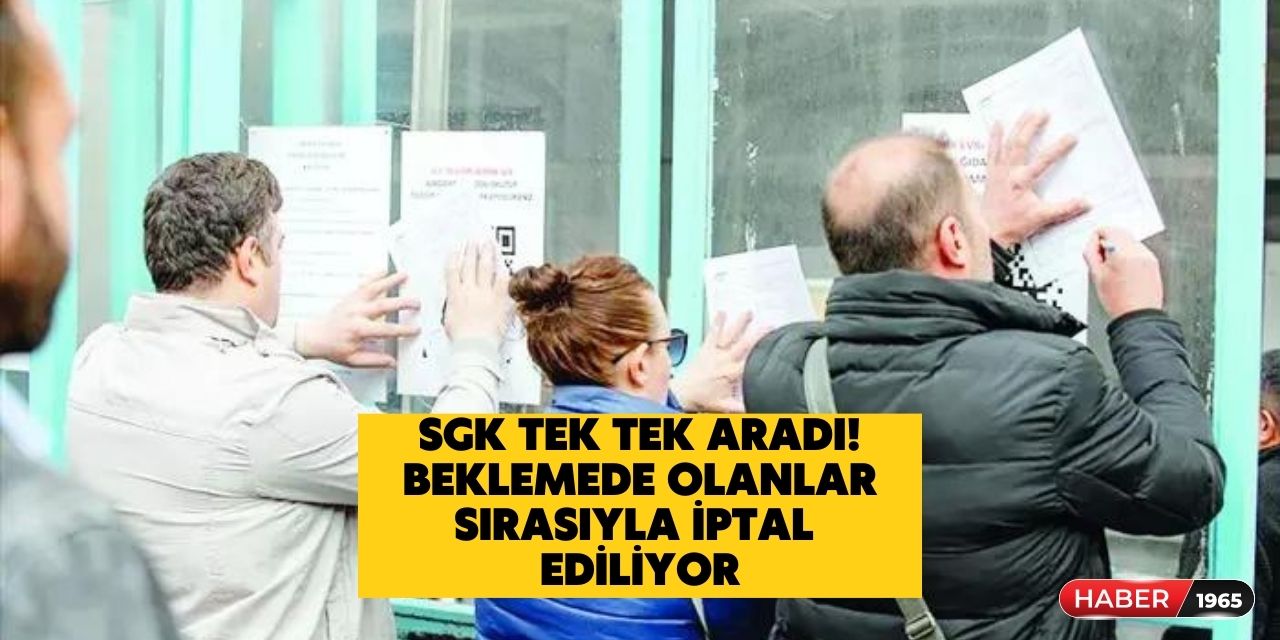 SGK telefonla tek tek arıyor! EYT'de başvurusu beklemede olanlar sırasıyla iptal ediliyor dikkat