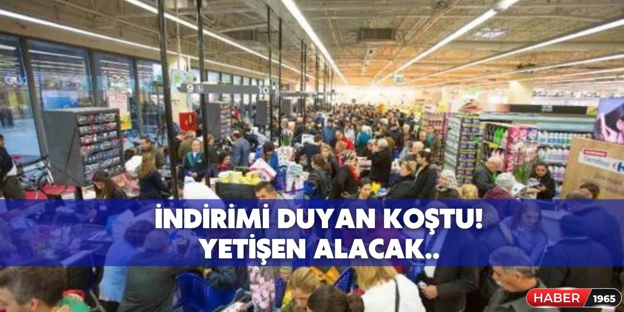 116,90 TL'den 49,90 TL'ye düştü! Haberi alan CarrefourSA marketlere gitti bu hafta son