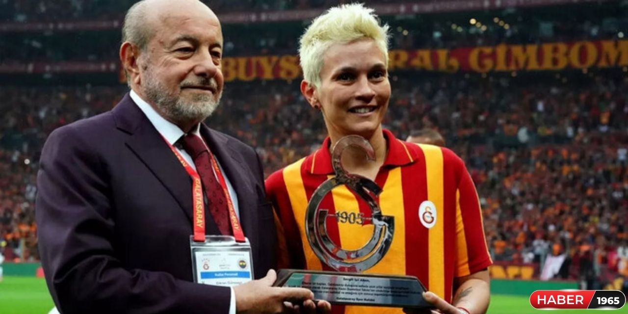 Galatasaray'da yılın kadın sporcusu ödülünü Işıl Alben aldı