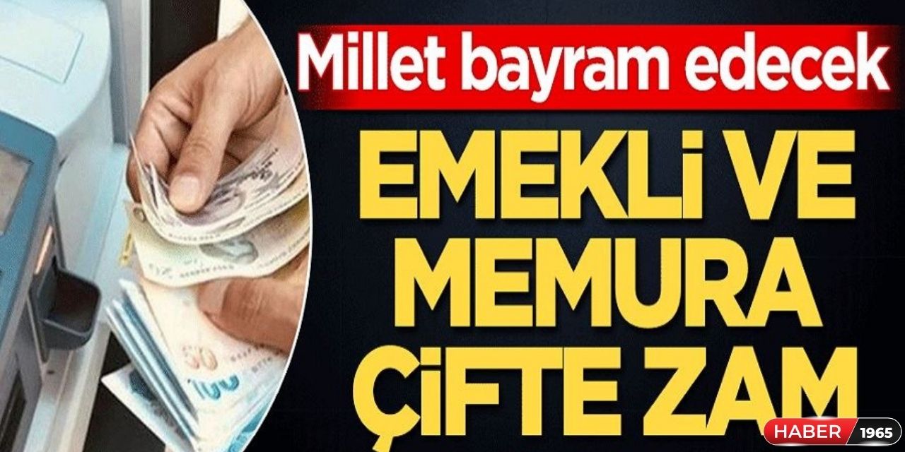 Memurlara çifte zam açıklaması geldi! İşte en düşük memur maaşı