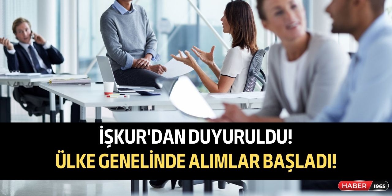 İŞKUR ülke genelinde personel alımını duyurdu! Başvuru ekranı açıldı hangi şartlar aranıyor