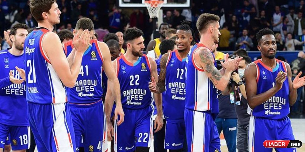 Basketbol Süper Ligi'nde şampiyon Anadolu Efes