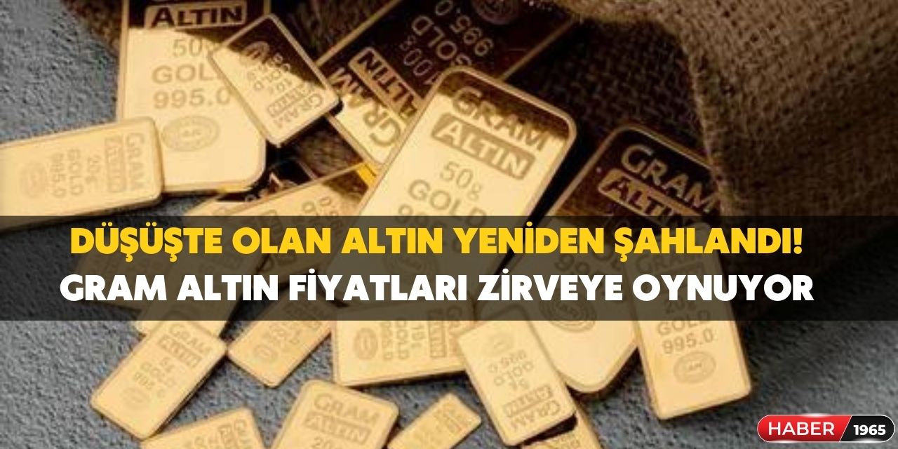 Dolarla birlikte yükselişe geçti! Gram altın fiyatlarını tutana aşk olsun!