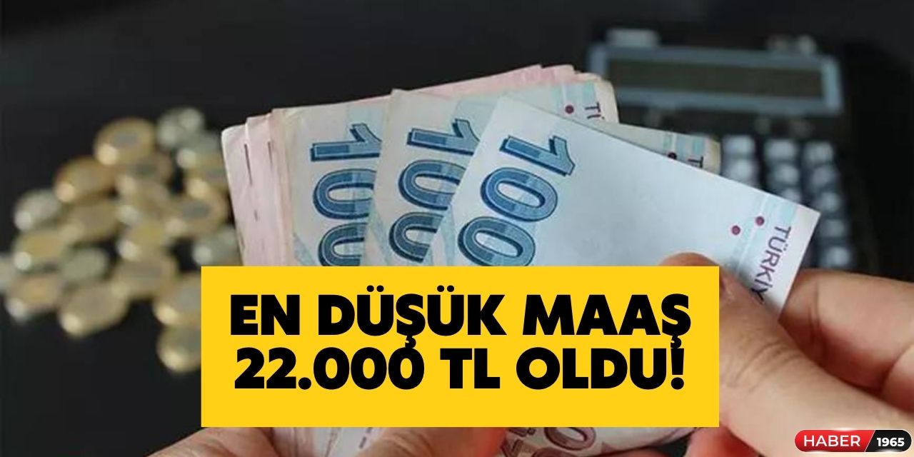 Çalışma Bakanı açıkladı! En düşük maaş 22 bin TL olacak