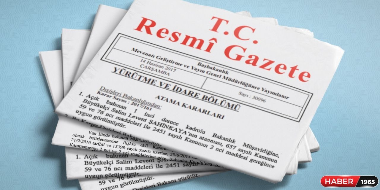 Resmi Gazete'de bugün neler yayımlandı? 24 Haziran 2023