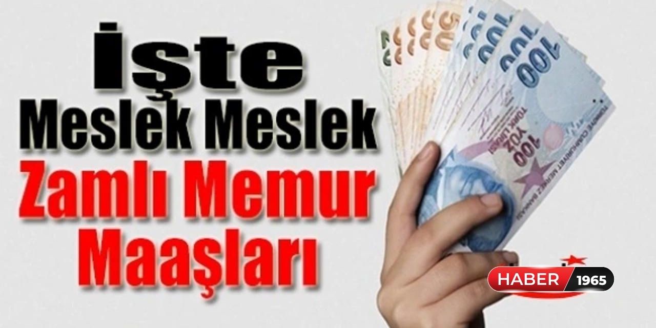 Memur maaş zammı için kritik tarih açıklandı! O tarihte yasalaşacak işte meslek meslek yeni maaş tablosu