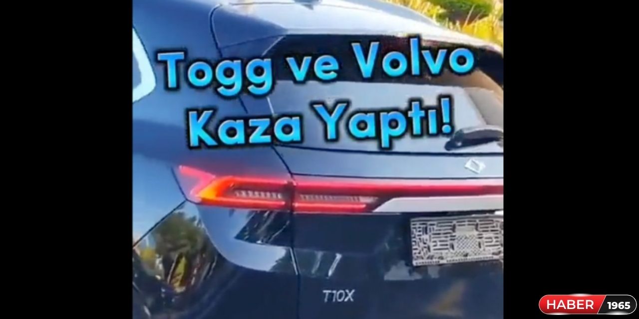 TOGG ile Volvo kaza yaptı! İşte kaza sonrası ilk görüntüler hasar maliyeti