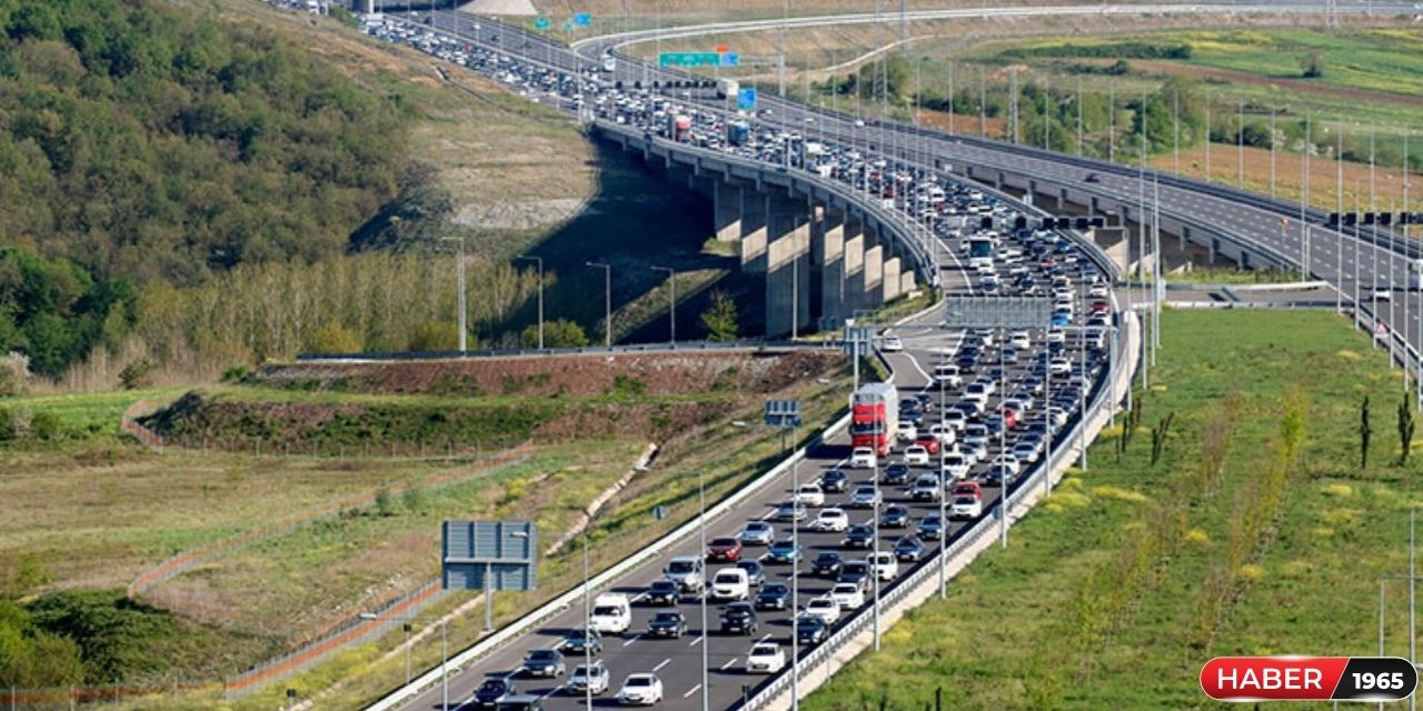 Bayram sonrası trafik yoğunluğu yeniden başladı! Herkes evine dönüyor