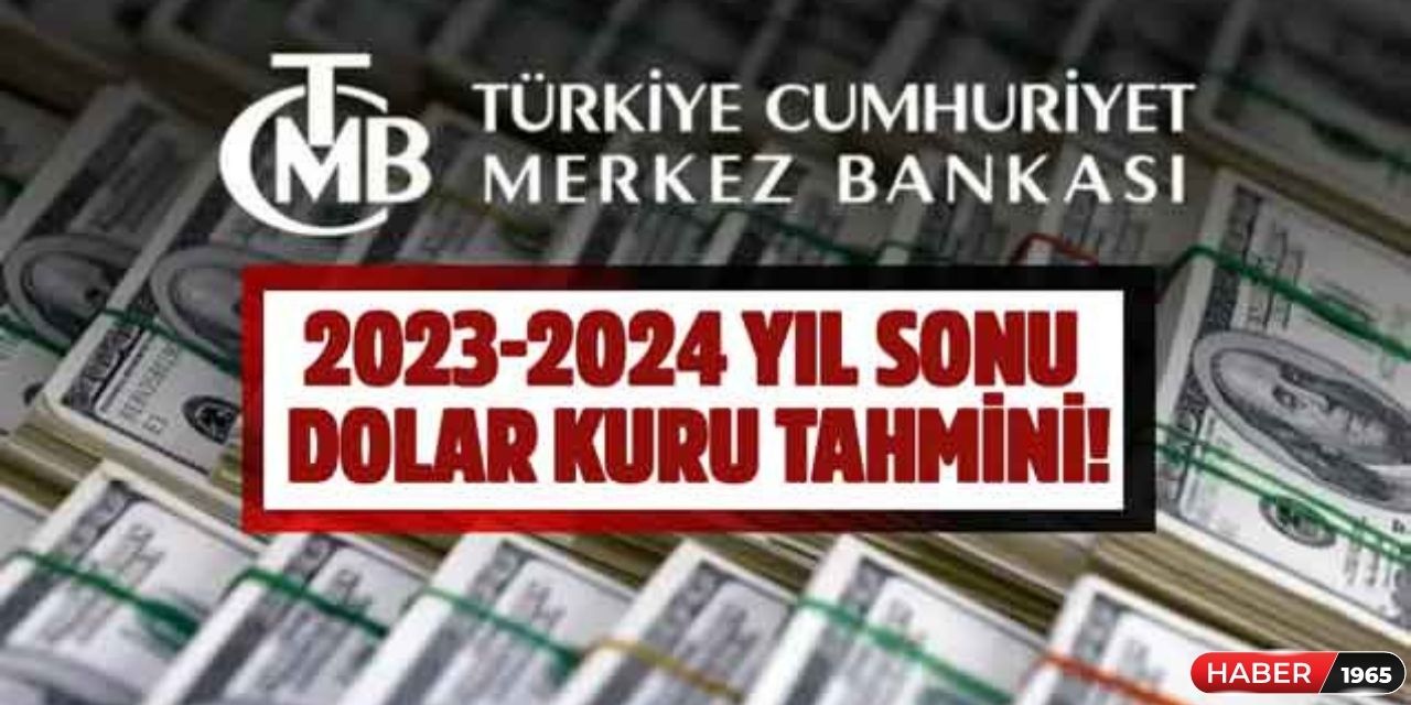 TCMB'den yıl sonu dolar kuruna ilişkin tahmin geldi! Yıl sonunda bu rakamı görecek