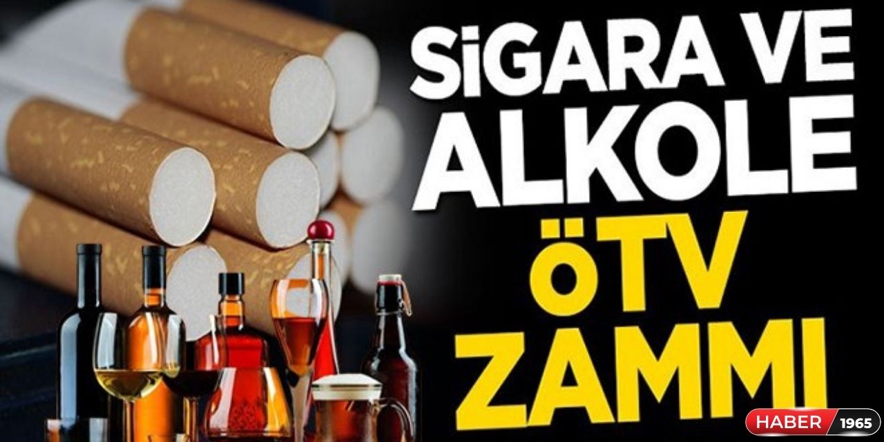 Sigara ve alkolde ÖTV zam oranları belli oldu