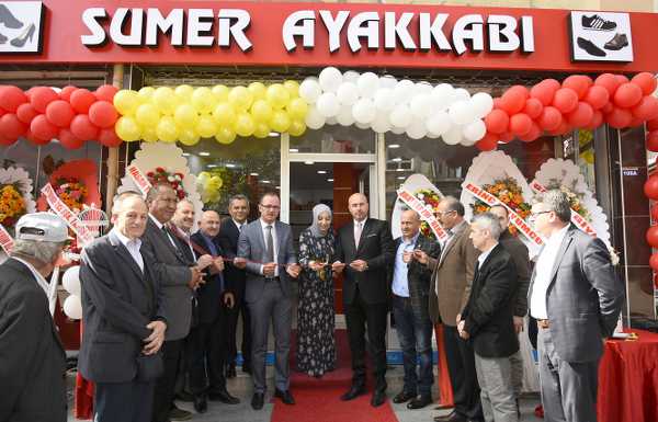 Tekkeköy'de yeni iş yeri açılışı