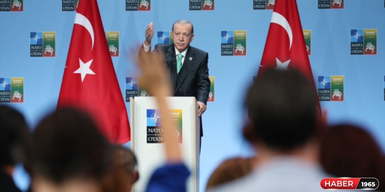 NATO Zirvesi sonrası muhabirin o sorusu Cumhurbaşkanı Erdoğan'ı çok kızdırdı!