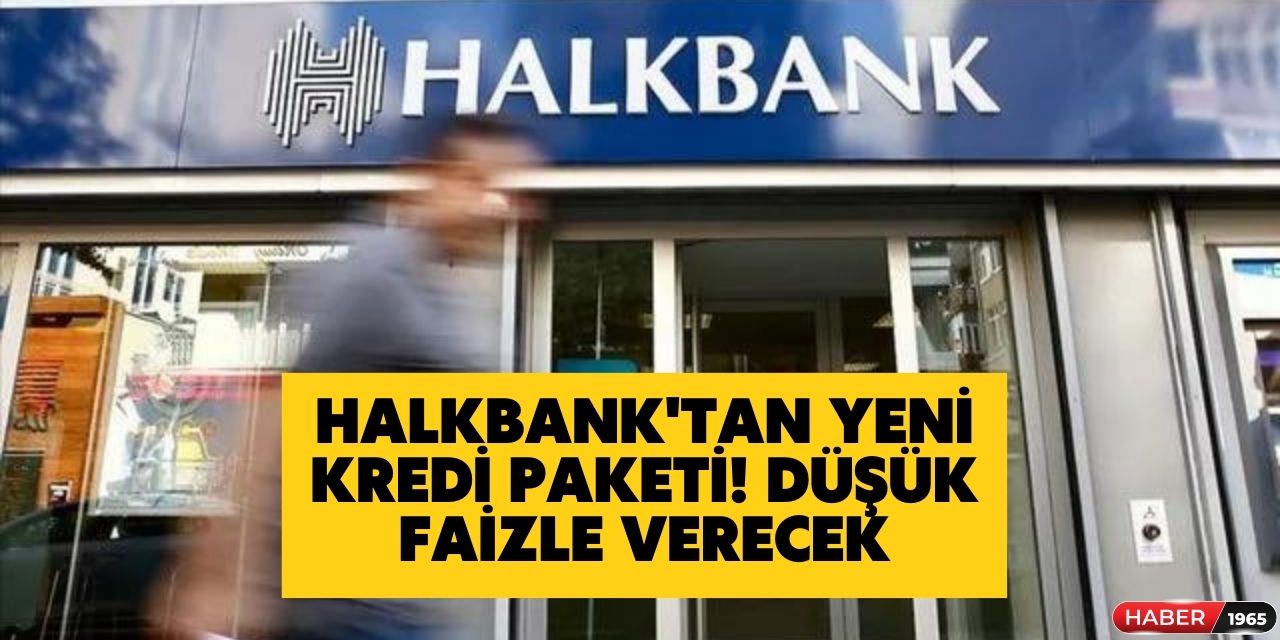 Halkbank ihtiyaç kredisini güncelledi! 36 ay vadeli 50 ve 100 bin TL kredi verecek