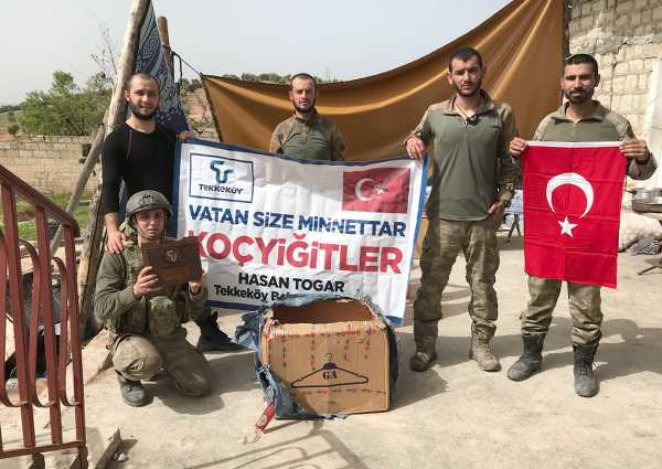 Başkan Togar’ın Kahraman Askerlere Gönderdiği Paketler Afrin’e Ulaştı