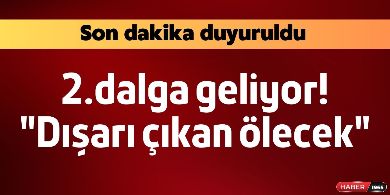 Uzman isim tarihi verdi 2. dalga geliyor 40 derece üstüne çıkacak! Dışarı çıkan ölecek