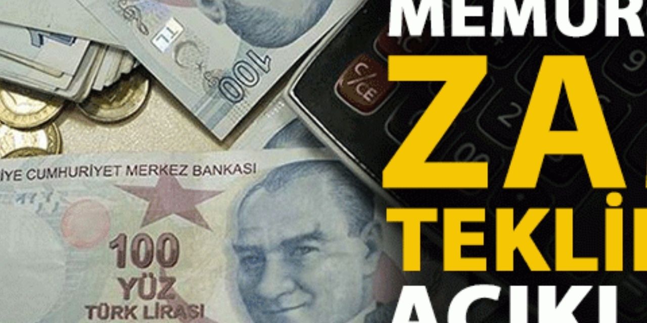 Memur-Sen emekli ve memurun zam teklifi açıklandı!