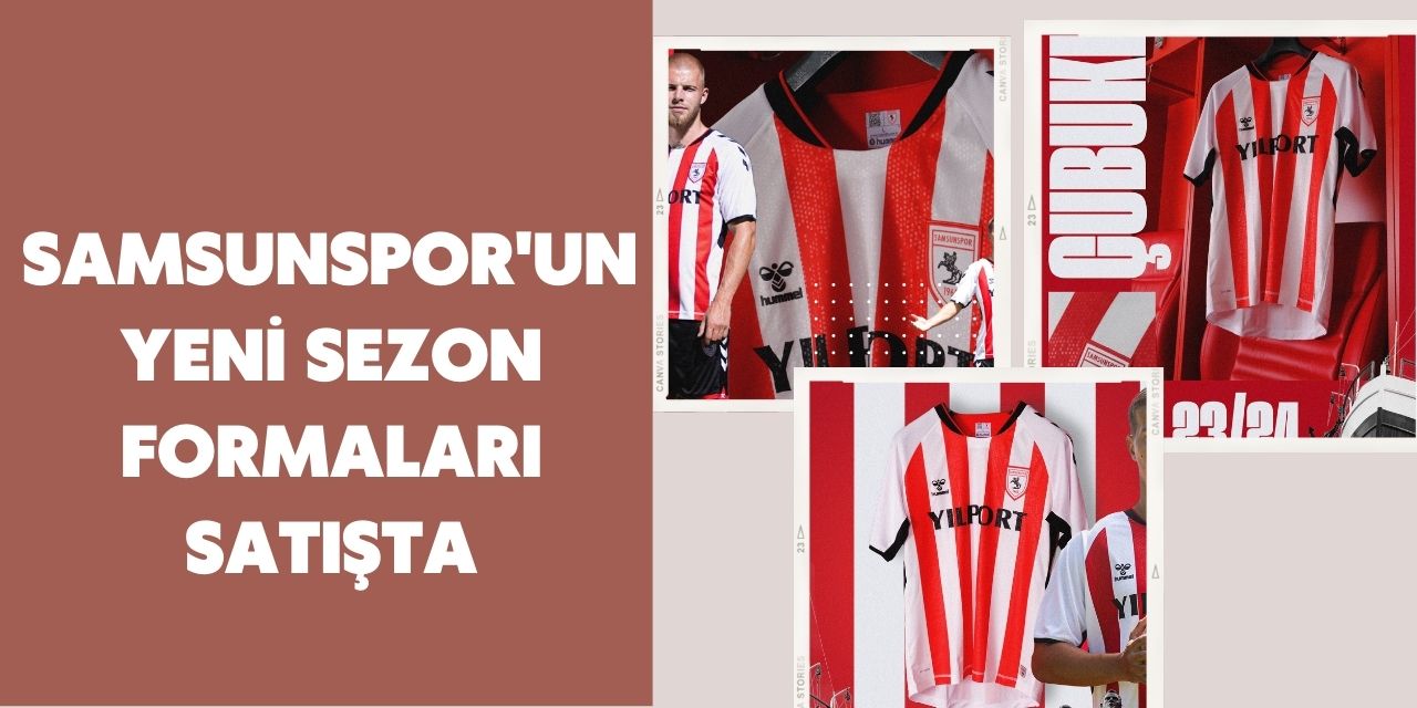 Samsunspor'un yeni sezon forması tanıtıldı!
